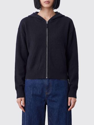 Allude Cardigan con cappuccio in maglia di lana e cashmere con zip