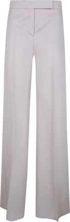 Max Mara Badesse Linen High Waisted Long Trousers
