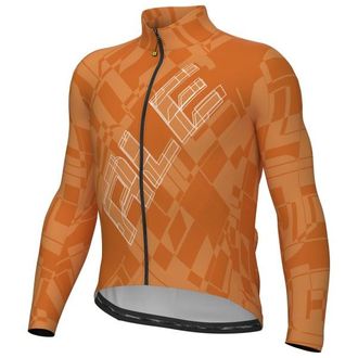 Al&eacute; Pragma Schema L/S Jersey Velotrikot f&uuml;r Herren | orange
