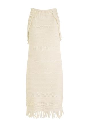Isabel Marant Isabel Marant &eacute;toile Aralia Cotton-knit Mini Dress - Ecru - 34 (UK4 / Xxs)