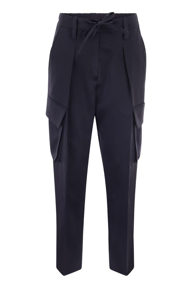 パンツ BRUNELLO CUCINELLI Woman Pants Blue M0F70P8593 C8901 Brunello Cucinelli: Blue Pants now up to −82% | Stylight