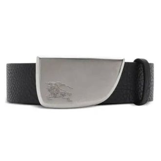 Burberry Shield Buckle Leather Belt, Size 105