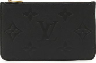 Louis Vuitton Monogram Empreinte Black Noir Monogram Empreinte Pouch (Pre-Owned)