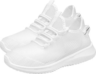 Generic Ladies Slip on Running Trainers Walking Shoes Womens Summer Fly Woven Lightweight Mesh Breathable and Comfortable Sports Shoes Casual Walking Sneakers