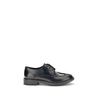 Saint Laurent Black Calf Leather Bos Taurus Oxfords And Mens Derbies