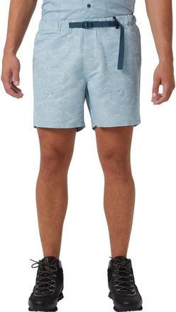 Helly Hansen Solen Watershorts Men Blue Printed Stretch Elastic Waist JDM842