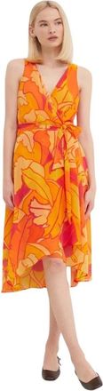 Joseph Ribkoff Tropische Wikkeljurk - Dames - Wikkelkleedje - Veelkleurig - M - Polyester - Kleedjes