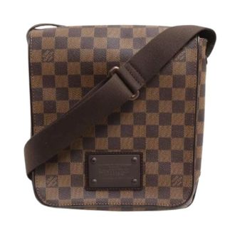 Louis Vuitton Pre-owned Cross Body Bags, unisex, Brown, Size: ONE SIZE Pre-owned Vintage Canvas Cross Body Bag