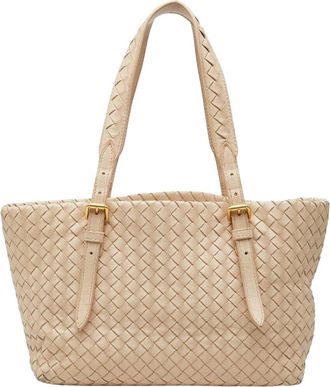 Bottega Veneta Pink Intrecciato Leather Tote (Authentic Pre-Loved)
