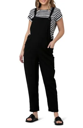 Ripe Poppy Maternity Jumpsuit in Black at Nordstrom, Size X-Large