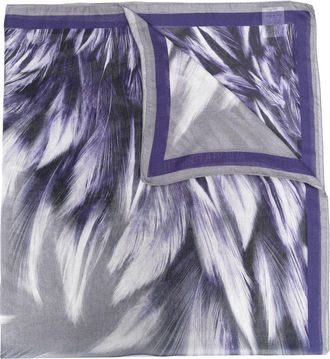 Alberta Ferretti Andromeda modal scarf - women - Modal/Cashmere - One Size - Grey