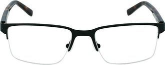 Lacoste L2279201 Rectangle Full-Rim Metal Eyeglasses - Black