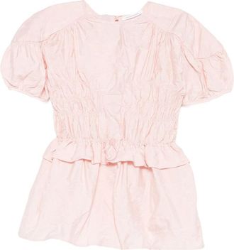 Cecilie Bahnsen Puff-sleeve Ruffled Top