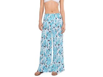 Lilly Pulitzer Enzo Pant Coverup Womens Jumpsuit & Rompers One Piece Resort White Seashell Splendor : XXS, Cotton