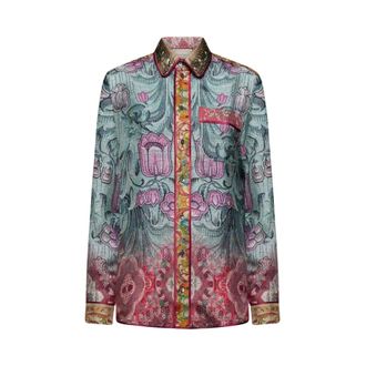 Pierre-Louis Mascia Camicia Maniche Lunghe Aloe - - Blouses & Shirts - Donna - Multicolore - L