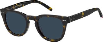 Tommy Hilfiger TH 86/S Zonnebrillen - Heren - Zonnebrillen - Bruin - 49 MM - Accessoires