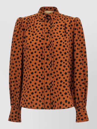 Valentino Garavani long sleeve shirt polka dot design