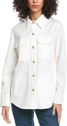 Vince Washed Shirt Jacket