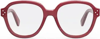 Celine CL50107I074 Geometric Full Rim Eyeglasses - Rose