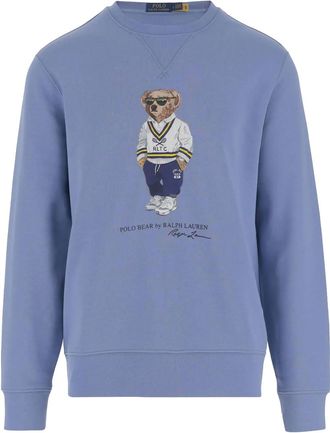 Polo Ralph Lauren Felpa leggera in cotone - Blu