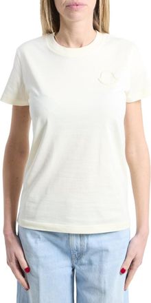 Moncler Off White Logo Crew Neck T-Shirt