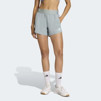 adidas Shorts ADIDAS PERFORMANCE PACER WORKOUT FLEX GEWEBTE, Damen, Gr. XL, N-Gr, wonder sage, innenbeinl&auml;nge ca. 10 cm, Obermaterial: 100% Polyester, Hosen 