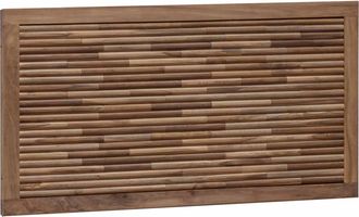 vidaXL Cabecero De Cama Natural Madera De Teca Maciza Vidaxl