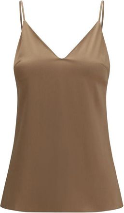 Brunello Cucinelli Brown Silk Womens Shirt