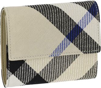 Burberry Checked Leather Wallet