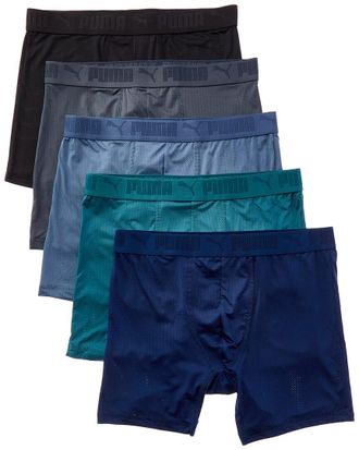 Puma Puma Set Of 5 Mesh Boxer Brief
