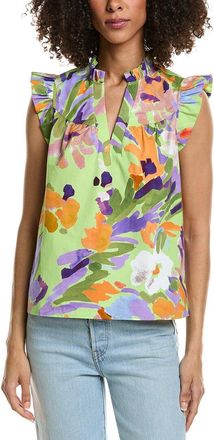 Tyler B&ouml;e Piper Linen-Blend Top