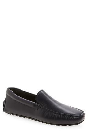 BOSS Noel Driving Shoe in Dark Blue at Nordstrom Rack, Size 11Us / 10Uk