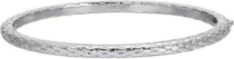 Native Gem Bali Bangle Bracelet in Silver at Nordstrom, Size 6.5