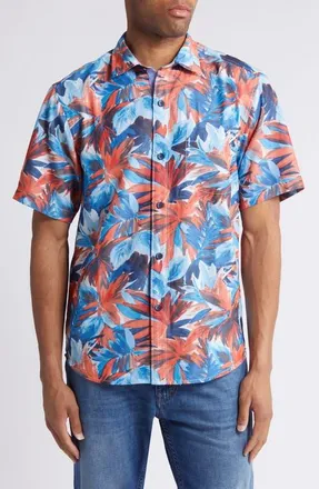 Tommy Bahama COCONUT POINT FIRECRACKER BT in Poppy Red at Nordstrom, Size Xxx-Large