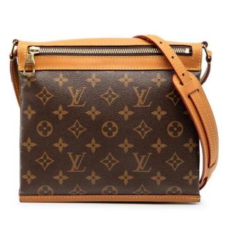 Louis Vuitton Pre-owned Canvas Shoulder Bag - Dames - Pre-owned - Bruin - Maat: ONE Size