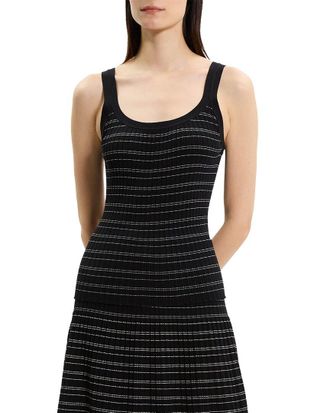 Theory Knit Contrast Tank