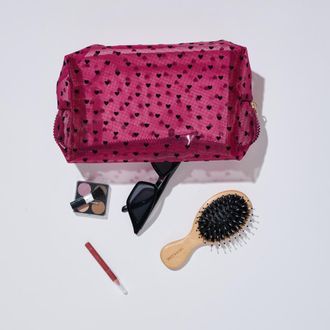 Urban Expression See Through You Cosmetic & Travel Organizer Pouch in Hot Pink at Nordstrom