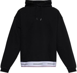 Dsquared2 Hoodie - Heren - Hoodies - Zwart - M - Katoen - Hoodies & sweatvesten