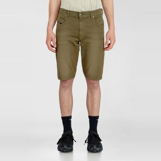 Diesel Slim shorts in coloured denim - Denim short pants - Man - Green