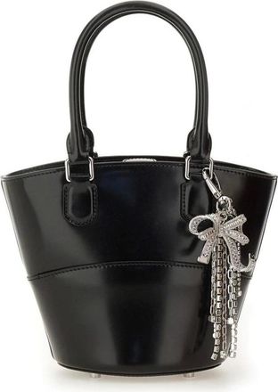 Self Portrait Bolso tipo cubo de charol - Bags - Mujer - Negro - ONE SIZE