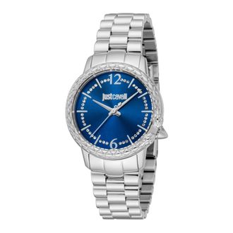 Just Cavalli Elegante Stalen Armband Analoog Horloge - Dames - Horloges - Grijs - ONE Size - Accessoires