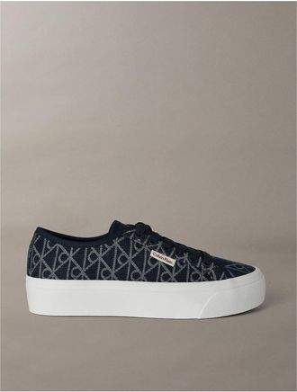 Calvin Klein Womens Womens Brazini Sneaker - Neutral - 6.5