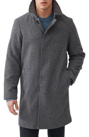 Rodd & Gunn Hundalee Houndstooth Overcoat in Dusk at Nordstrom, Size Xx-Large