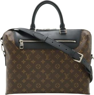 Louis Vuitton Pre-owned Handbags, male, Brown, Size: ONE SIZE Pre-owned PDJ Monogram 2way Briefcase
