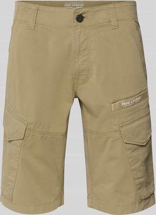 PME Legend Tapered Fit Cargo Bermudas mit Pattentaschen Modell Nordrop in Beige, Gr&ouml;&szlig;e 36