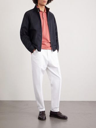 Brunello Cucinelli Slim-Fit Cotton-Piqu&eacute; Polo Shirt