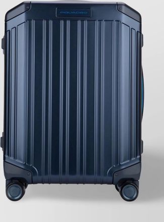 Piquadro aluminum cabin bag vertical ridges