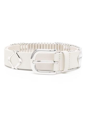 Isabel Marant Leren riem - Wit