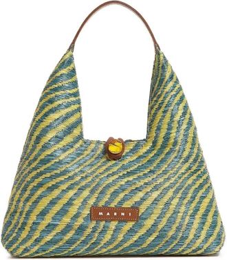 Marni Trapez-Einkaufstasche mit Logo