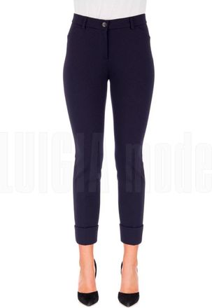 Via Masini 80 Italiaanse stijl broek voor mannen - Dames - Vrijetijds broeken - Blauw - 2XL - Broeken